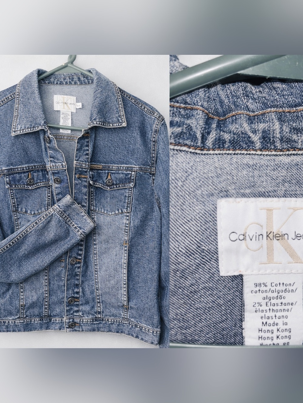 Calvin Klein Jeans Light Blue Classic Denim Jacket